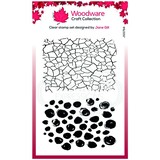 Woodware Singles Crackles & Dots Clear Stamp Set (JGS754)