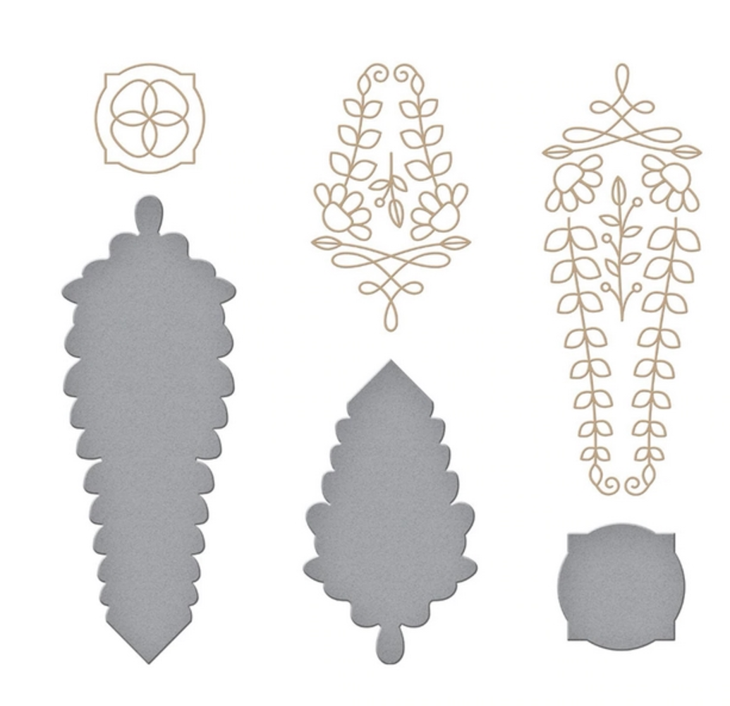 Spellbinders Gleaming Cross Glimmer Hot Foil Plate & Die Sets (GLP-243)