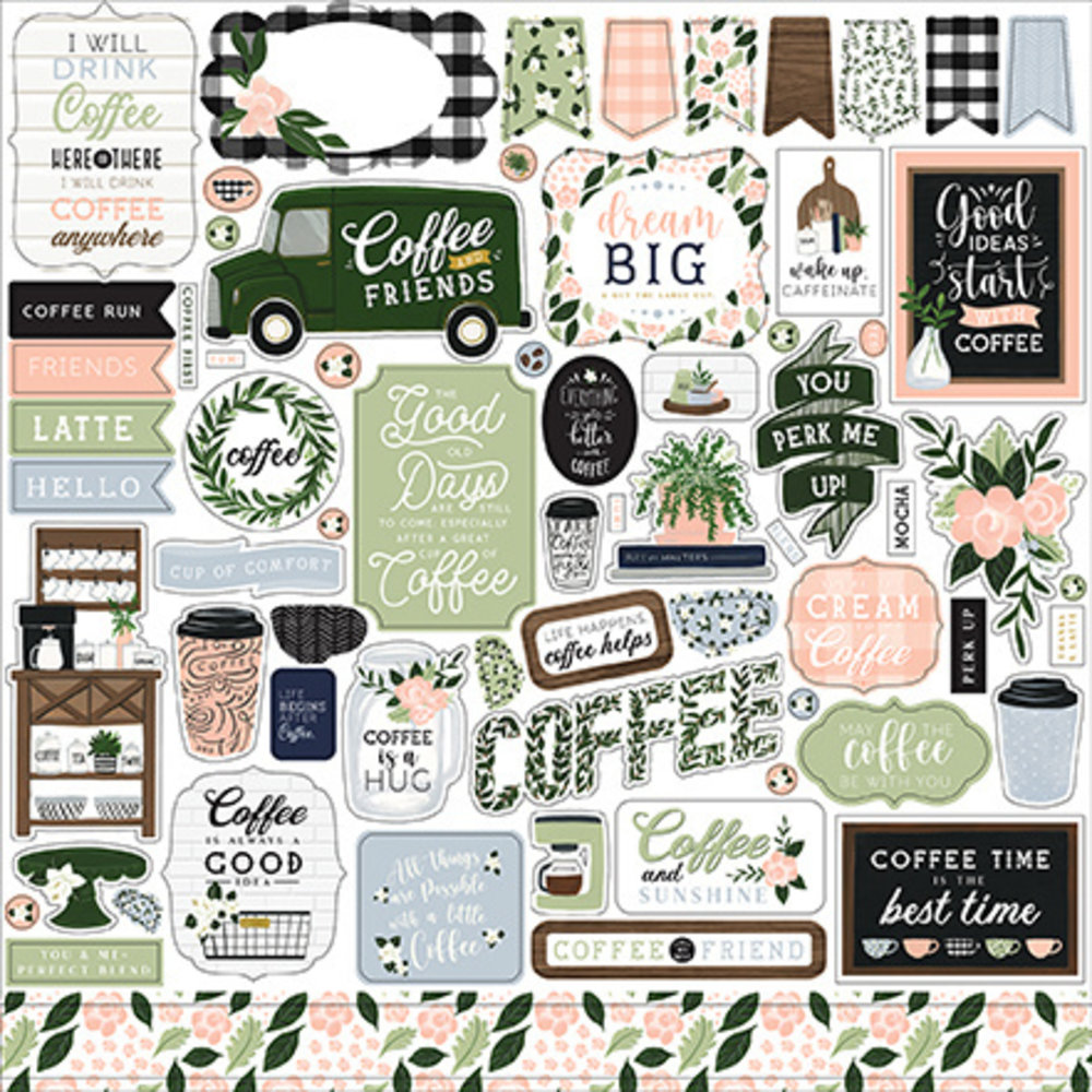 Echo Park Coffee & Friends 12x12 Inch Collection Kit (CF230016) Echo Park Coffee & Friends 12x12 Inch Collection Kit (CF230016)