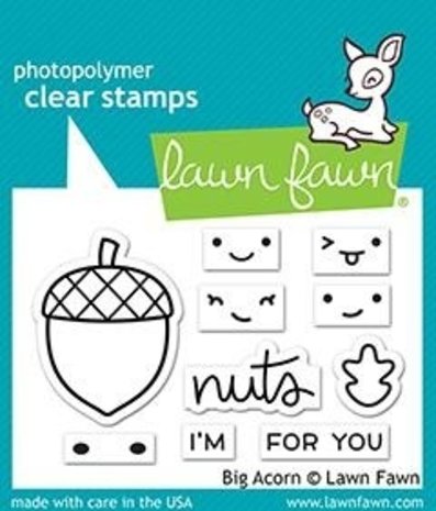 Lawn Fawn Big Acorn Clear Stamps (LF2403) Lawn Fawn Big Acorn Clear Stamps (LF2403)