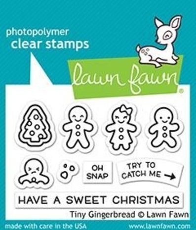 Lawn Fawn Tiny Gingerbread Clear Stamps (LF2417) Lawn Fawn Tiny Gingerbread Clear Stamps (LF2417)