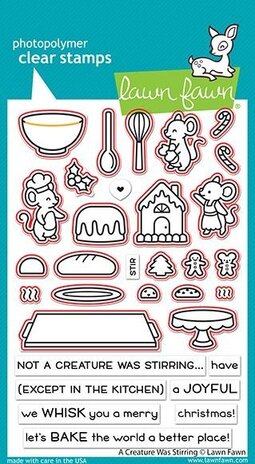 Lawn Fawn A Creature Was Stirring Dies (LF2416)