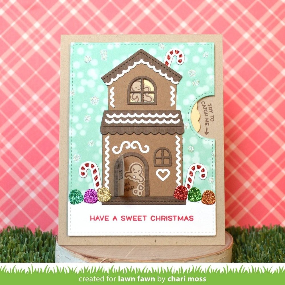 Lawn Fawn Build-A-House Gingerbread Add-On Dies (LF2438) Lawn Fawn Build-A-House Gingerbread Add-On Dies (LF2438)