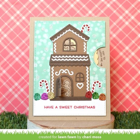Lawn Fawn Build-A-House Gingerbread Add-On Dies (LF2438) Lawn Fawn Build-A-House Gingerbread Add-On Dies (LF2438)