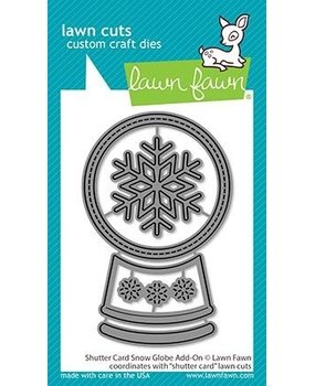 Lawn Fawn Shutter Card Snow Globe Add-On Dies (LF2434) Lawn Fawn Shutter Card Snow Globe Add-On Dies (LF2434)