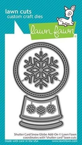 Lawn Fawn Shutter Card Snow Globe Add-On Dies (LF2434) Lawn Fawn Shutter Card Snow Globe Add-On Dies (LF2434)