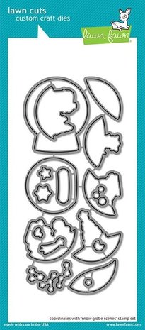 Lawn Fawn Snow Globe Scenes Dies (LF2428)