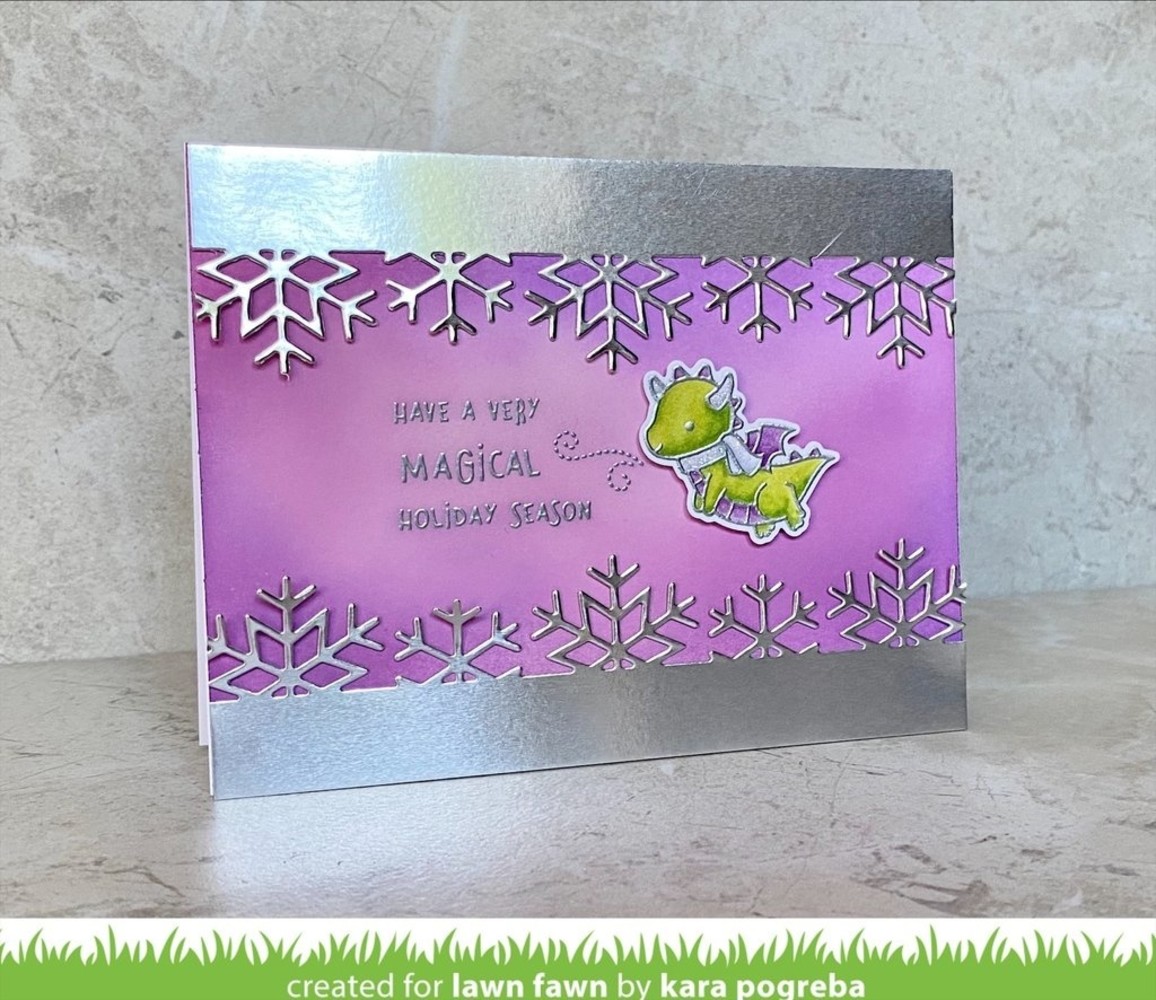 Lawn Fawn Snowflake Border Dies (LF2431) Lawn Fawn Snowflake Border Dies (LF2431)