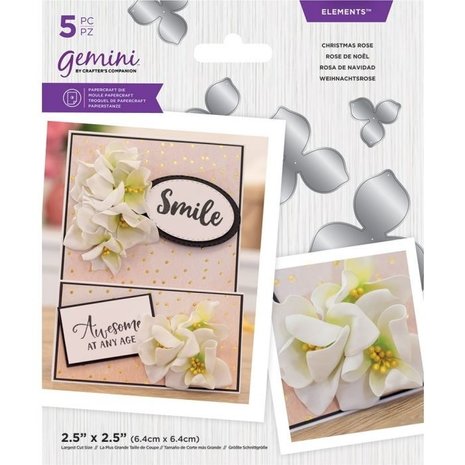 Gemini Christmas Rose Elements Dies (GEM-MD-ELE-CHRO) Gemini Christmas Rose Elements Dies (GEM-MD-ELE-CHRO)