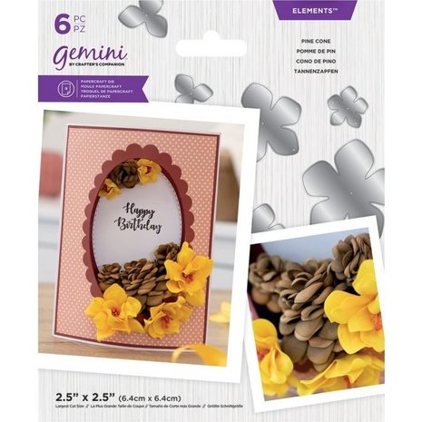 Gemini Pine Cone Elements Dies (GEM-MD-ELE-PINE)