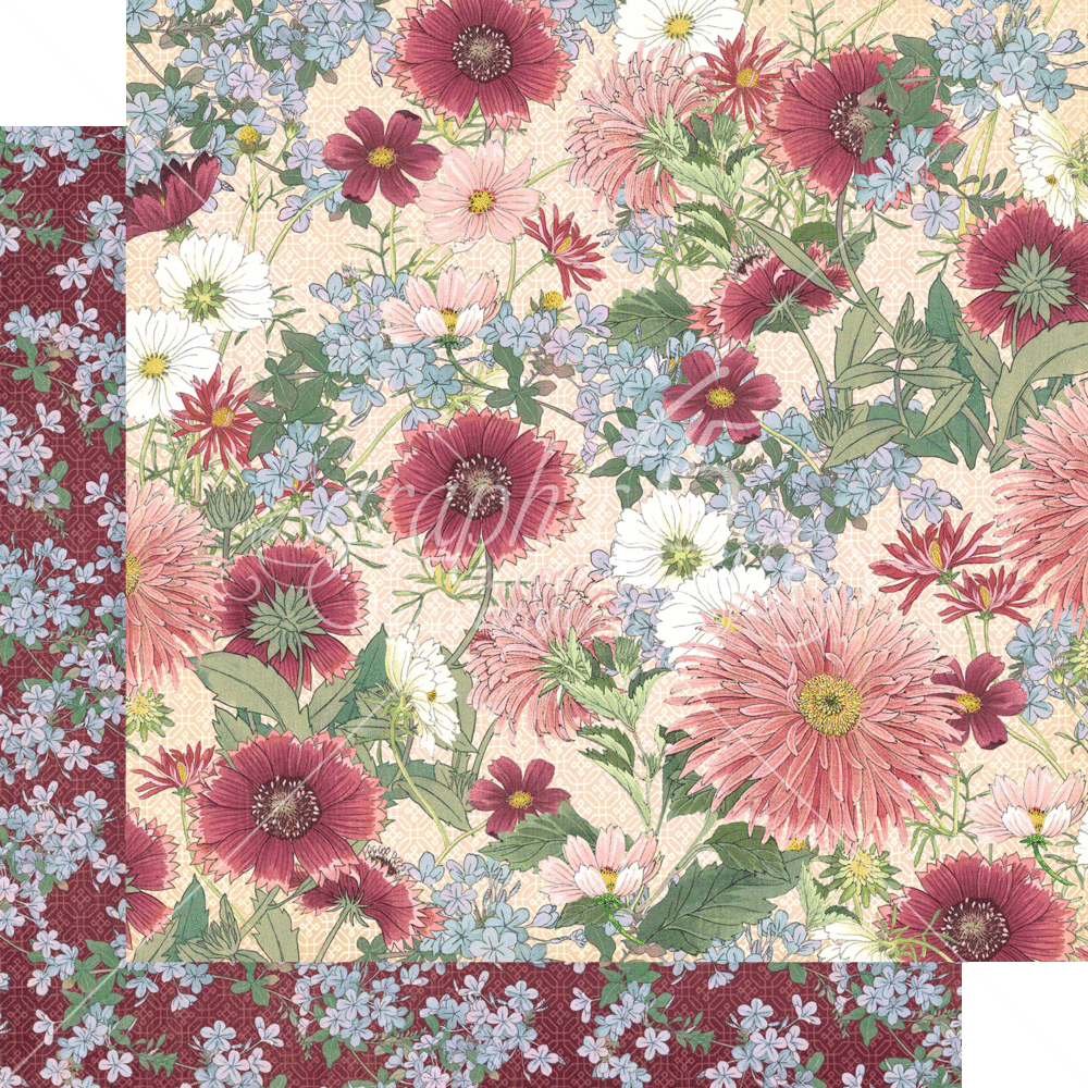 Graphic 45 Blossom 8x8 Inch Paper Pad (4502159) Graphic 45 Blossom 8x8 Inch Paper Pad (4502159)