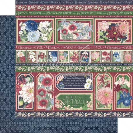 Graphic 45 Blossom 8x8 Inch Paper Pad (4502159)