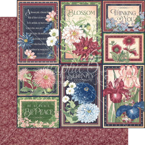 Graphic 45 Blossom 8x8 Inch Paper Pad (4502159)
