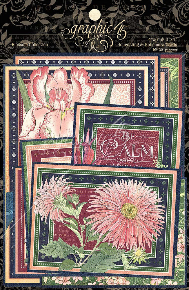Graphic 45 Blossom Journaling & Ephemera Cards (4502164) Graphic 45 Blossom Journaling & Ephemera Cards (4502164)