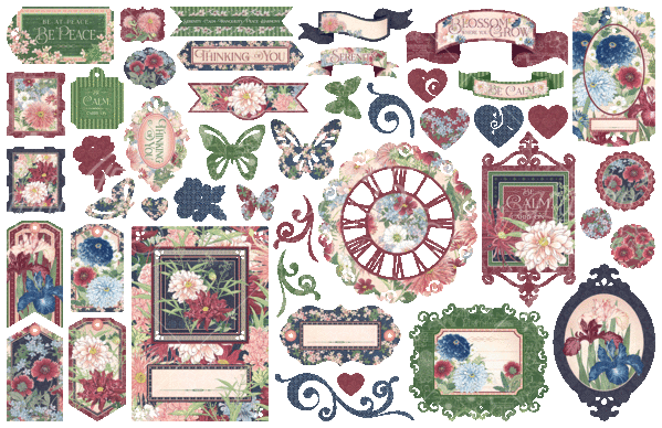 Graphic 45 Blossom Die-Cut Assortment (4502165)