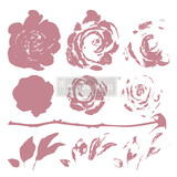 Re-Design Mystic Rose 12x12 Inch Decor Stamps (649418)