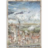 Stamperia Sir Vagabond Rice Paper A4 Cityscape (DFSA4514)
