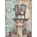 Stamperia Sir Vagabond Rice Paper A4 Photography (DFSA4516)