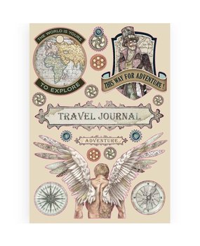 Stamperia Sir Vagabond Colored Wooden Shapes A5 Travel Journal (KLSP085) Stamperia Sir Vagabond Colored Wooden Shapes A5 Travel Journal (KLSP085)