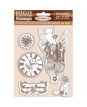 Stamperia Lady Vagabond Natural Rubber Stamp Flying Ship (WTKCC190) Stamperia Lady Vagabond Natural Rubber Stamp Flying Ship (WTKCC190)