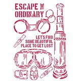 Stamperia Lady Vagabond Masking Stencil A4 Escape the Ordinary (KSG456)