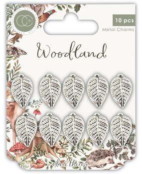 Craft Consortium Woodland Silver Leaf Charms (CCMCHRM019) Craft Consortium Woodland Silver Leaf Charms (CCMCHRM019)