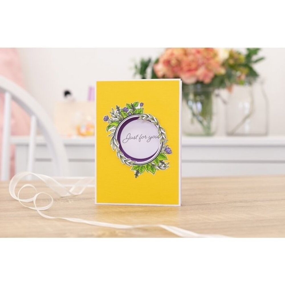 Crafter's Companion Woodland Friends Flourishing Floral Frame Stamp & Dies (NG-WFR-STD-FFR)