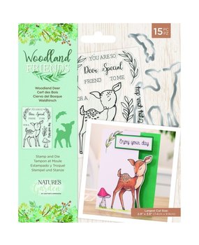 Crafter's Companion Woodland Friends Woodland Deer Stamps & Die (NG-WFR-STD-WDEE) Crafter's Companion Woodland Friends Woodland Deer Stamps & Die (NG-WFR-STD-WDEE)