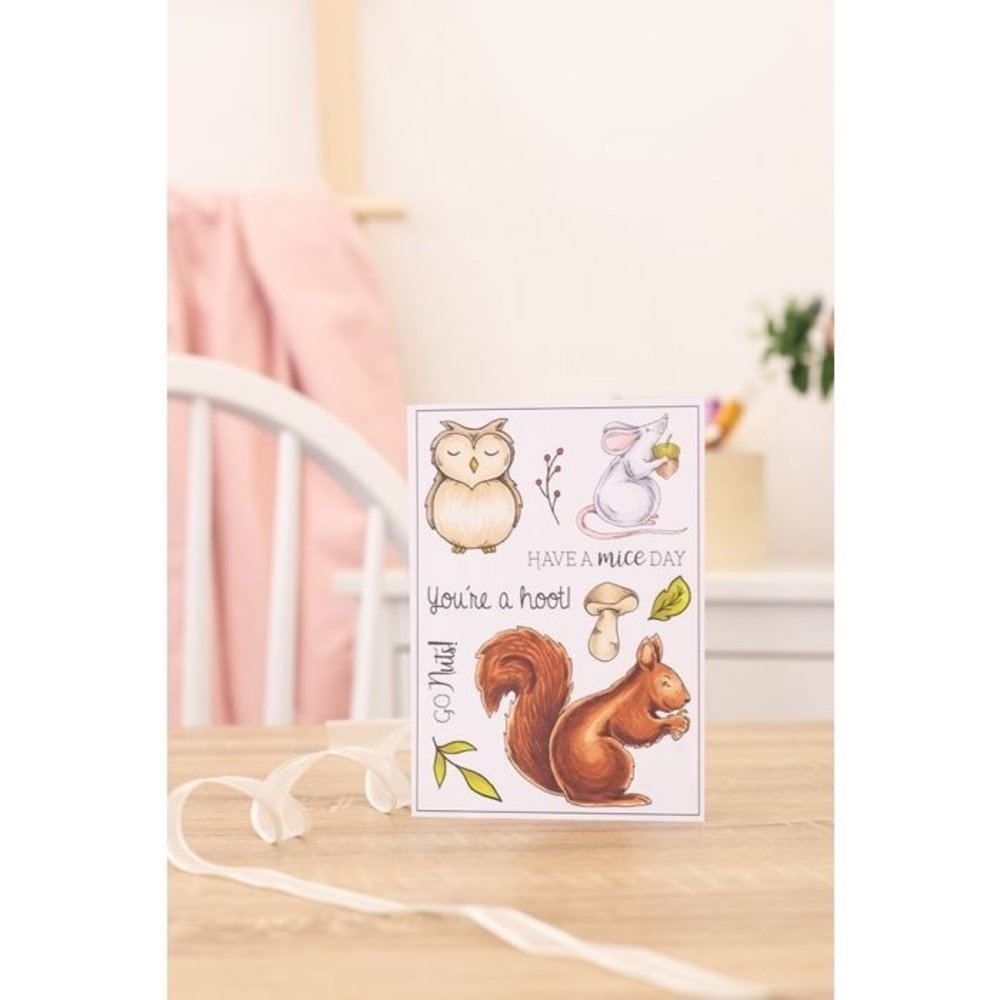 Crafter's Companion Woodland Friends Woodland Trio Clear Stamps (NG-WFR-STP-WTRI) Crafter's Companion Woodland Friends Woodland Trio Clear Stamps (NG-WFR-STP-WTRI)