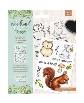 Crafter's Companion Woodland Friends Woodland Trio Clear Stamps (NG-WFR-STP-WTRI) Crafter's Companion Woodland Friends Woodland Trio Clear Stamps (NG-WFR-STP-WTRI)