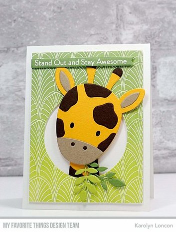 My Favorite Things Fanfare Background Stamp (BG-134)