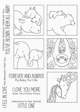 My Favorite Things I'll Love You Forever Clear Stamps (BB-116) My Favorite Things I'll Love You Forever Clear Stamps (BB-116)