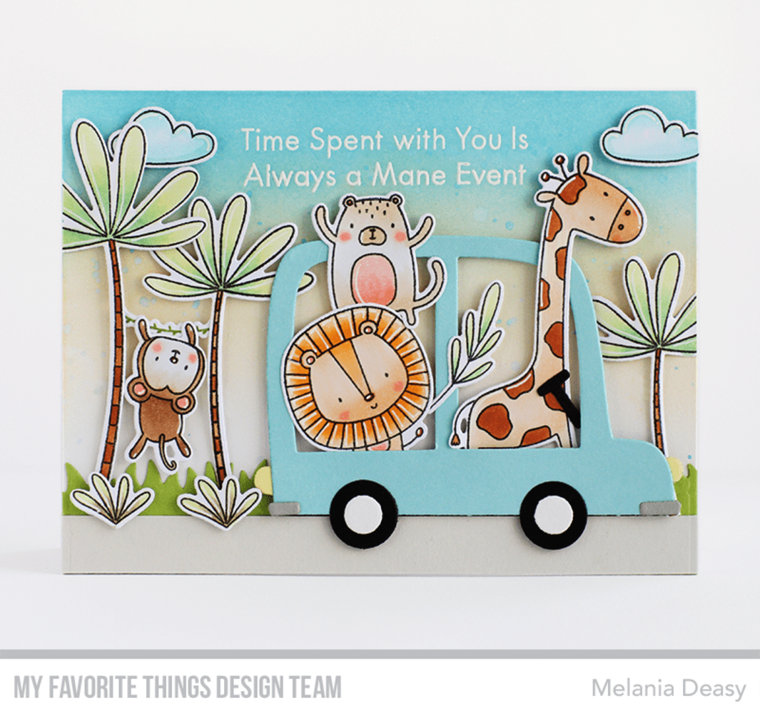 My Favorite Things Sweet Safari Clear Stamps (CS-526) My Favorite Things Sweet Safari Clear Stamps (CS-526)