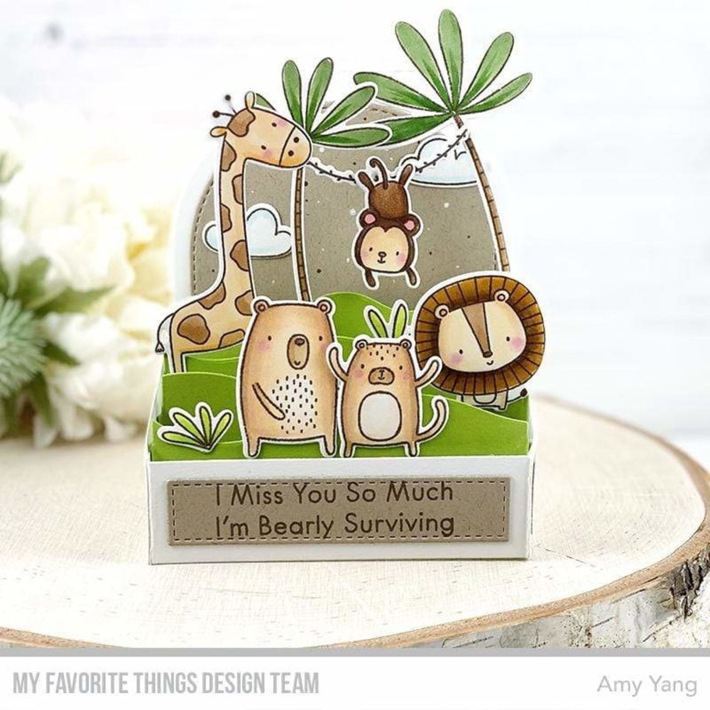 My Favorite Things Sweet Safari Clear Stamps (CS-526) My Favorite Things Sweet Safari Clear Stamps (CS-526)