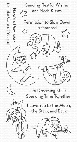 My Favorite Things Slumbering Sloths Clear Stamps (CS-528) My Favorite Things Slumbering Sloths Clear Stamps (CS-528)