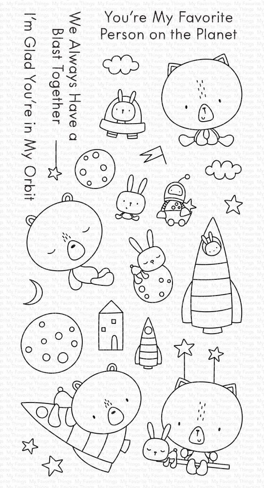 My Favorite Things Blastoff Buddies Clear Stamps (CS-530) My Favorite Things Blastoff Buddies Clear Stamps (CS-530)