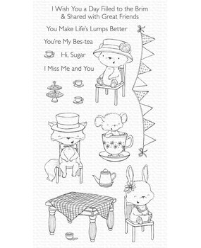 My Favorite Things Tea Party Clear Stamps (SY-27) My Favorite Things Tea Party Clear Stamps (SY-27)