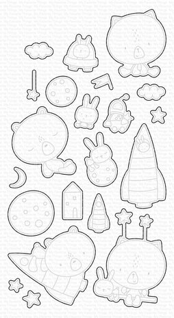 My Favorite Things Die-namics Blastoff Buddies (MFT-1891) My Favorite Things Die-namics Blastoff Buddies (MFT-1891)