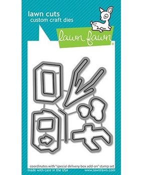Lawn Fawn Special Delivery Box Add-On Dies (LF2469) Lawn Fawn Special Delivery Box Add-On Dies (LF2469)