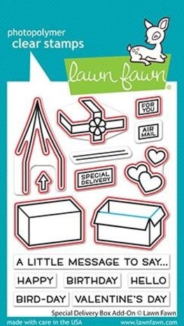 Lawn Fawn Special Delivery Box Add-On Dies (LF2469) Lawn Fawn Special Delivery Box Add-On Dies (LF2469)