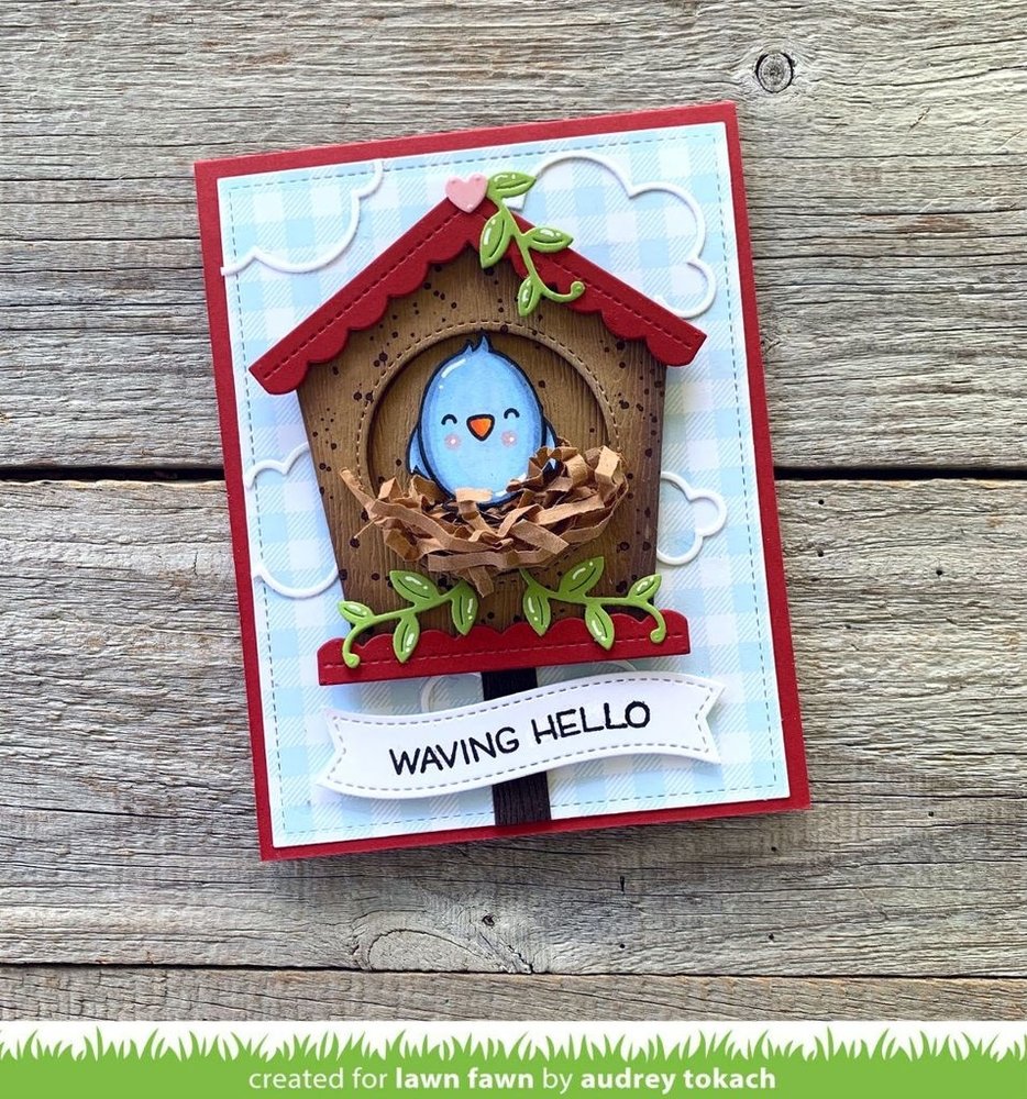 Lawn Fawn Magic Iris Birdhouse Add-On Dies (LF2471)