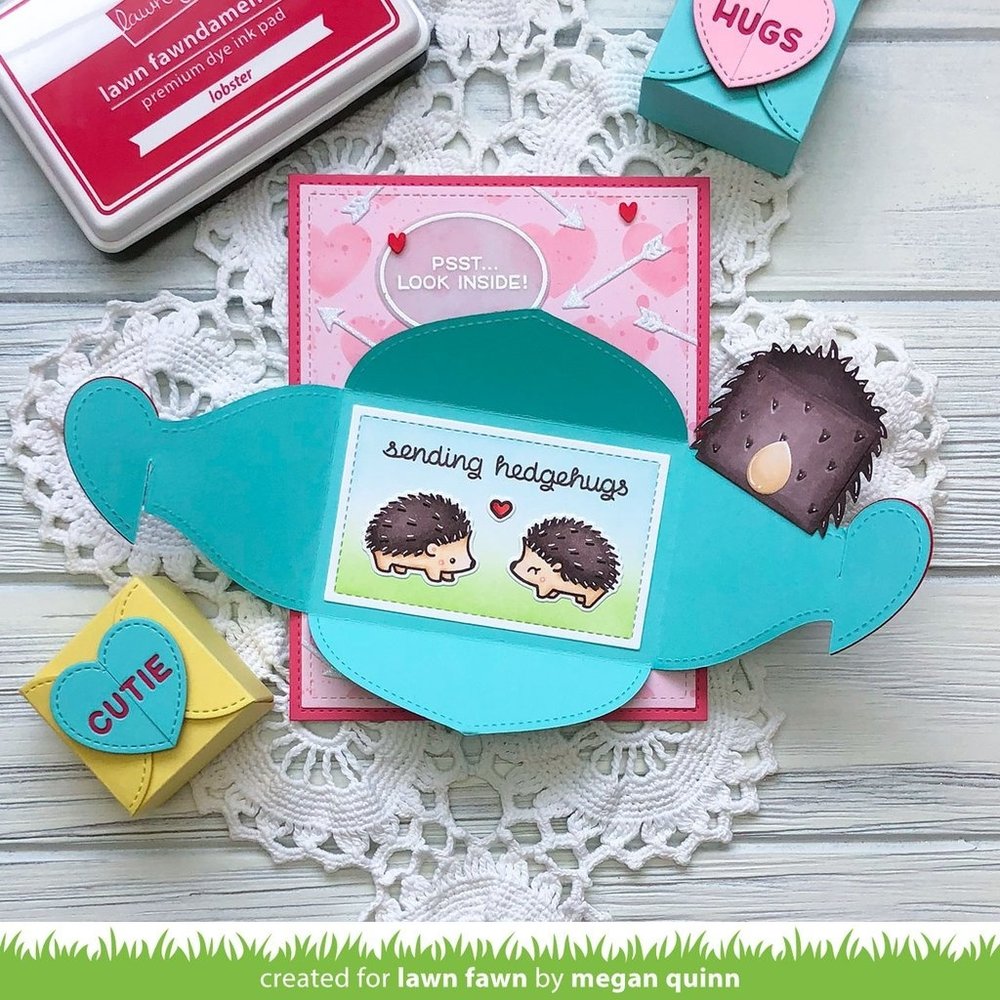 Lawn Fawn Gift Card Heart Envelope Dies (LF2472)