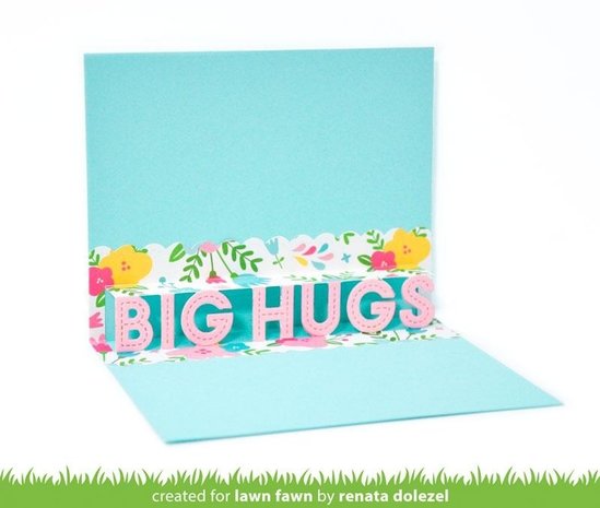 Lawn Fawn Pop-Up Big Hugs Dies (LF2474) Lawn Fawn Pop-Up Big Hugs Dies (LF2474)