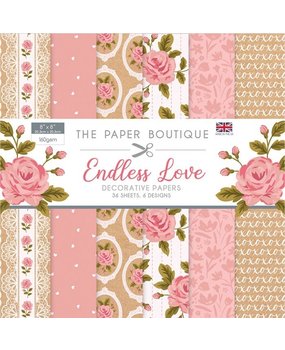 The Paper Boutique Endless Love 8x8 Inch Decorative Papers (PB1470) The Paper Boutique Endless Love 8x8 Inch Decorative Papers (PB1470)