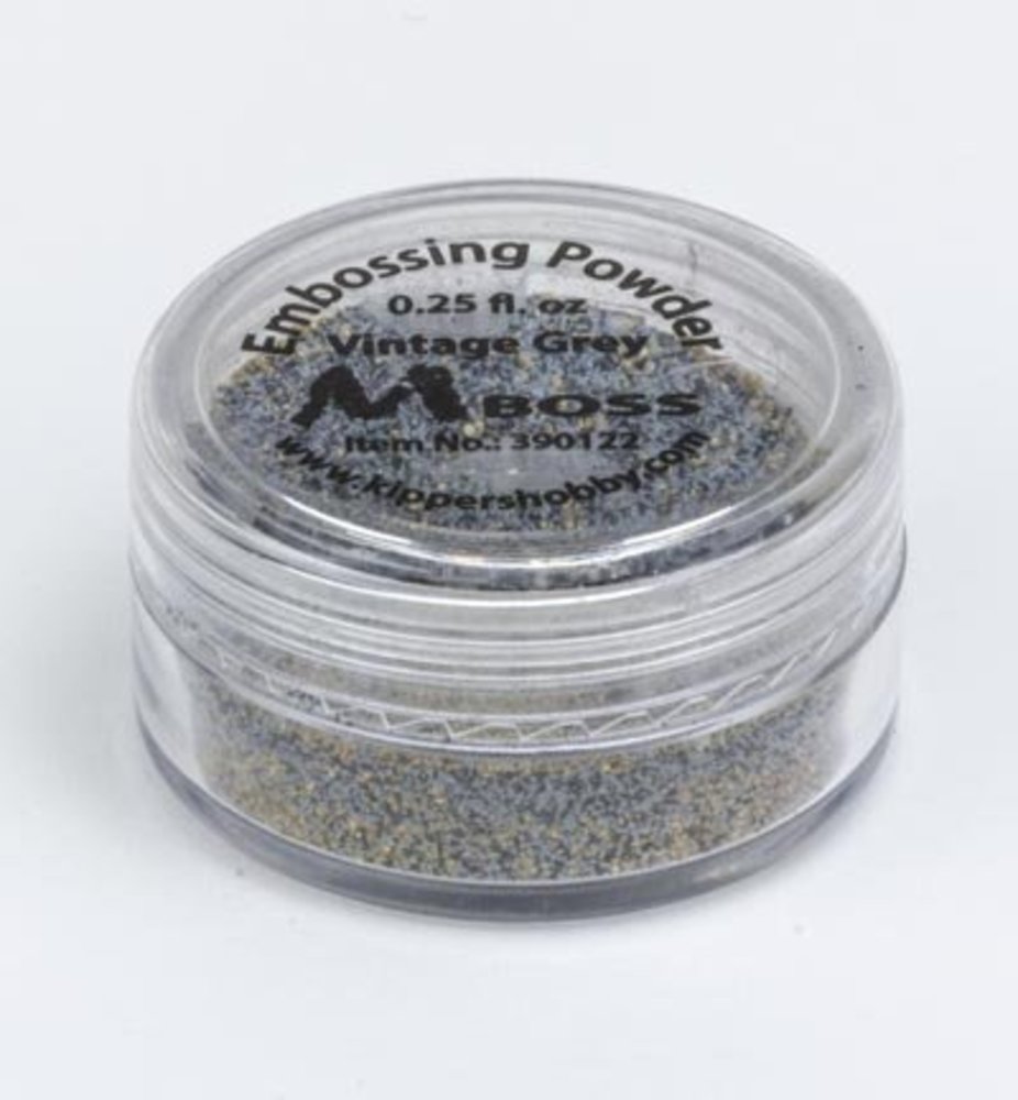 Mboss Embossing Powder Vintage Grey (390122) Mboss Embossing Powder Vintage Grey (390122)