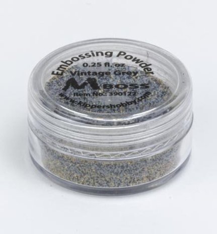 Mboss Embossing Powder Vintage Grey (390122) Mboss Embossing Powder Vintage Grey (390122)