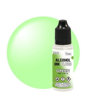Couture Creations Alcohol Ink FLURO Green 12ml (CO727958) Couture Creations Alcohol Ink FLURO Green 12ml (CO727958)