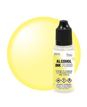 Couture Creations Alcohol Ink FLURO Yellow 12ml (CO727951) Couture Creations Alcohol Ink FLURO Yellow 12ml (CO727951)
