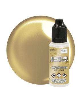 Couture Creations Alcohol Ink Metallic Alloy Champagne 12ml (CO727888) Couture Creations Alcohol Ink Metallic Alloy Champagne 12ml (CO727888)
