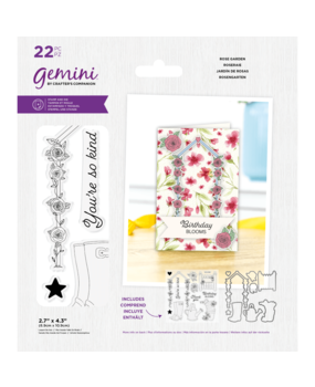 Gemini Best Of British Rose Garden Stamp & Die (GEM-STD-BOBRG) Gemini Best Of British Rose Garden Stamp & Die (GEM-STD-BOBRG)